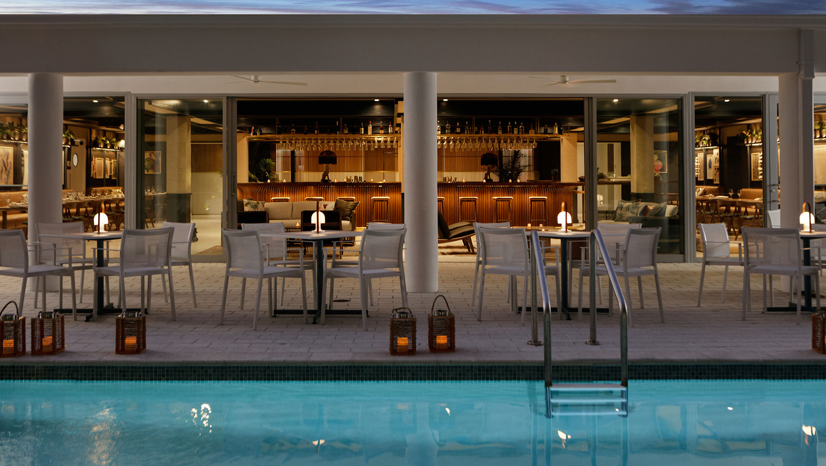 poolside bar and event venue
